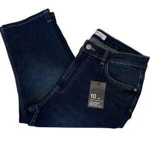 DENIM CO. Dark Wash Jeans Capris Size 10